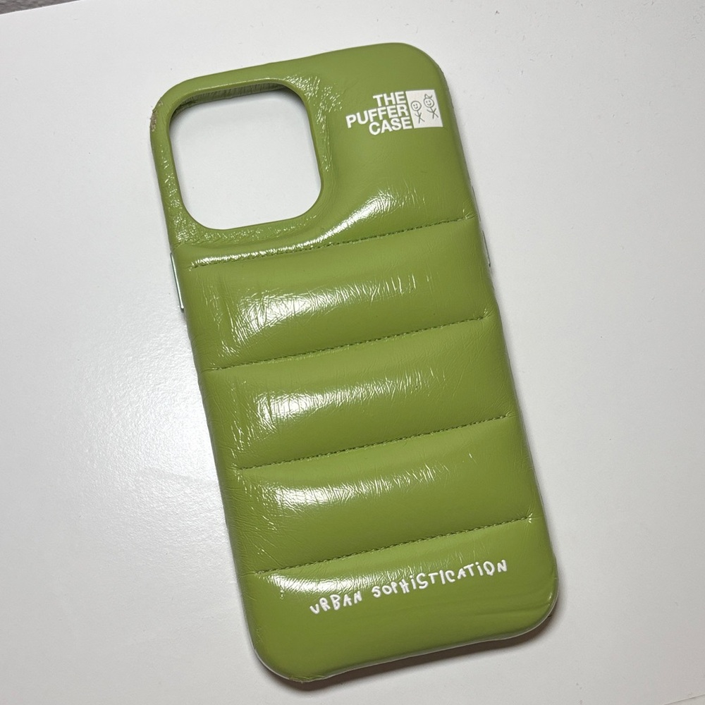 Urban Sophistication Green Puffer Phone Case
